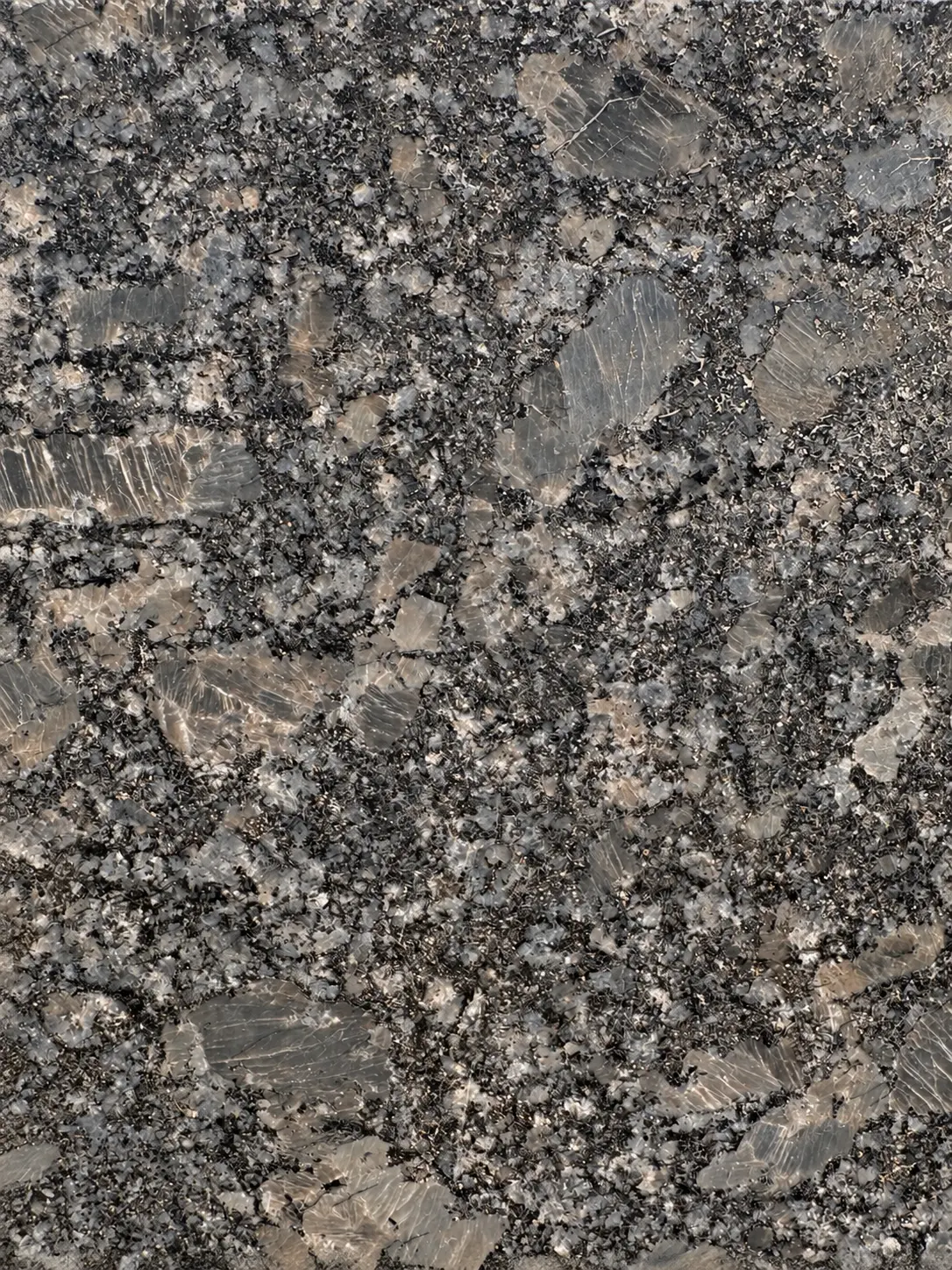 Farbmuster des Natursteins Steel Grey